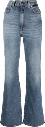 High-Waist Wide-Leg Jeans-AQ