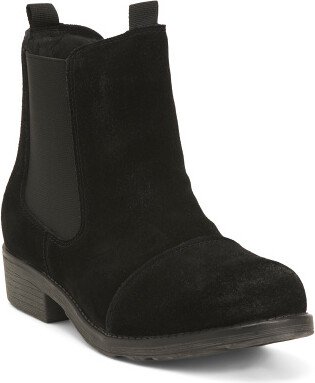 TJMAXX Suede Comfort Chelsea Booties For Women