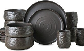 Stone by Mercer Project Stone Lain By Mercer Project Shosai 16Pc Stoneware Dinnerware Set