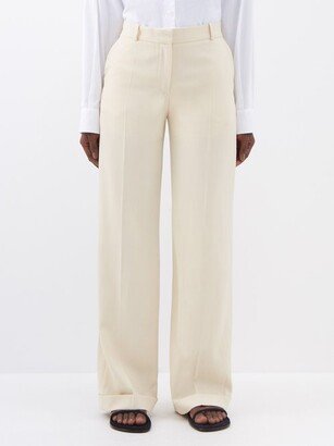 Tailored Herringbone-twill Suit Trousers