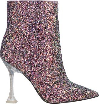 Ankle Boots Purple