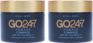 UNITE Hair GO247 Real Men Pomade 2 oz 2 Pack