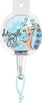 Detangle & Go Shower Massage Hair Brush - 1ct