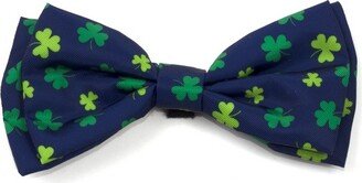 The Worthy Dog Lucky Bow Tie Adjustable Collar Attachment Accessory - Navy - S