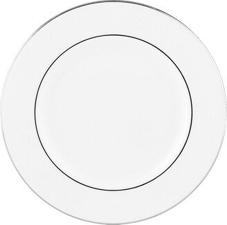 Salad Plate Hannah Platinum, white