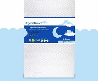 Organic Dream Certified Organic Cool-Gel Premier Mini 2-Stage Crib & Toddler Mattress