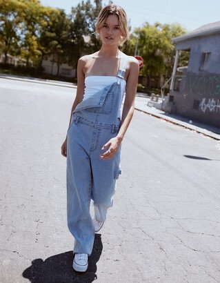 RSQ Womens Boyfriend Denim Overalls