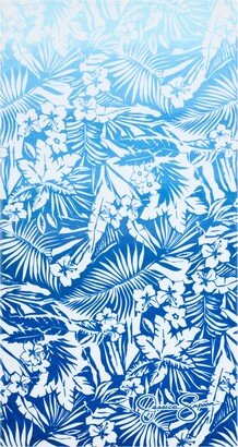 Ombre Palms Ocean Breeze Cotton Beach Towel, 36 x 68