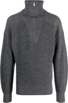 MARANT Half-Zip Wool Jumper