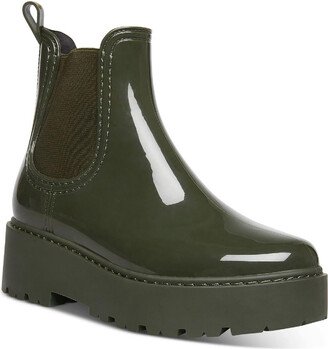 Nanna Womens Laceless Pull On Wedge Boots