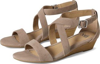 Innis (Stone Suede) Women's Wedge Shoes