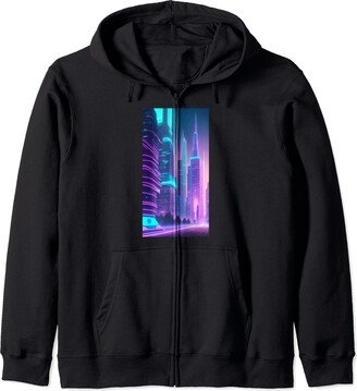 World traveler crew Dubai in the future Zip Hoodie