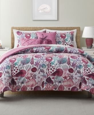 Ivory Coast Disperse Print Reversible Comforter Sets