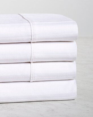 300Tc Stripe 100% Egyptian Cotton Sheet Set-AB