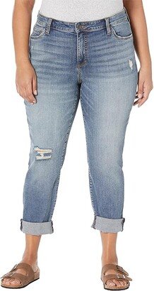 Plus Size Catherine Boyfriend in Counsel (Counsel) Women's Jeans
