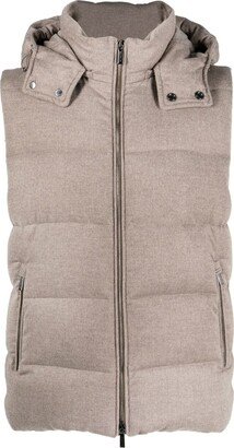 Cashmere Padded Gilet