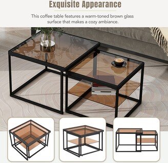 Modern Nested Coffee Table set