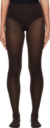 Brown Wool Tights