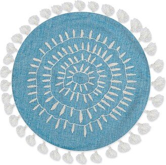 Crane Baby Baby's Caspian Round Pillow