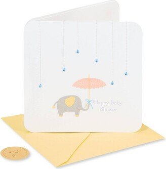 Raindrops Umbrella and Elephant Card - PAPYRUS