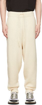 2 Moncler 1952 Off-White Cashmere & Wool Lounge Pants