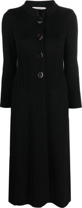 Single-Breasted Wool Coat-AT