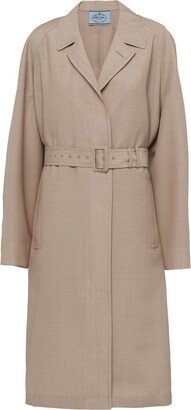 Single-Breasted Wool Coat-AG