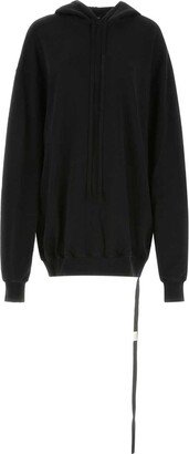 Graphic-Printed Zipped Hoodie