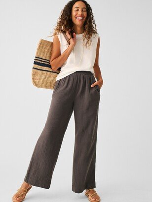 Dream Cotton Gauze Wide Leg Pant