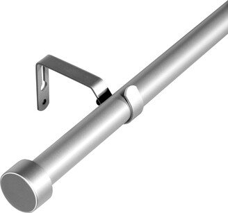 1 inch Diameter Adjustable Curtain Rod with End Cap Finials