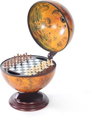 13-inch Red Globe Chess Holder