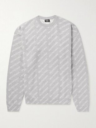 Logo-Jacquard Knitted Sweater