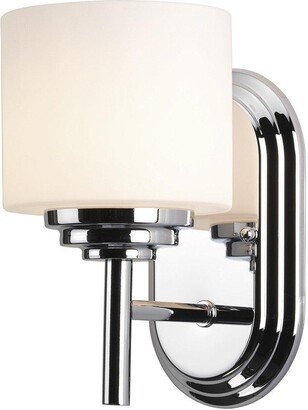 Netlighting Malibu 1 Light Bathroom Wall Light Polished Chrome IP44 G9