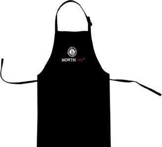 The Hamptons Collection 50” Black Heavy Duty 100% Cotton Northfire Cooking Apron