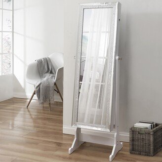 Prestige Cheval Mirror Jewelry Armoire - N/A