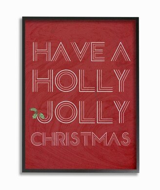 Holly Jolly Christmas Framed Giclee Art, 11