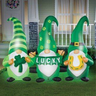 Collections Etc Irish Gnomes Outdoor Inflatable Decoration - 13.000 x 9.000 x 5.130