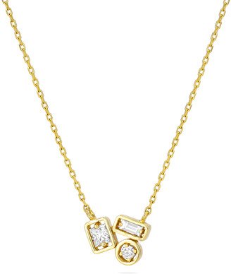 Adalene White Diamond Necklace