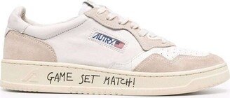 Slogan Printed Low-Top Sneakers