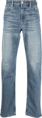 Distressed-Effect Stonewashed Jeans