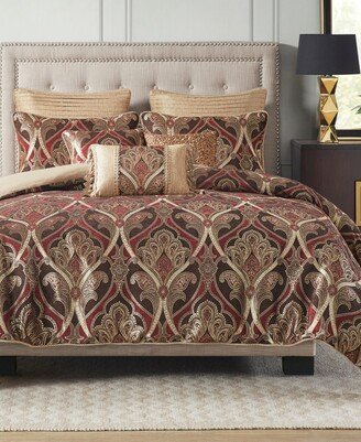 Royale Jacquard 8-Pc. Comforter Set, Queen