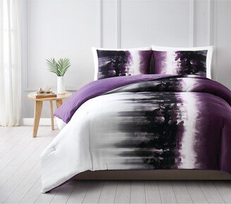 Vince Camuto Mirrea Full/Queen Comforter Set - White/purple