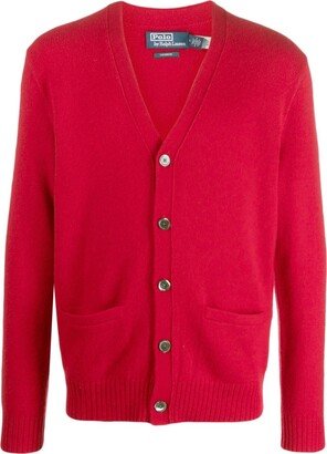 V-neck cashmere cardigan-BS