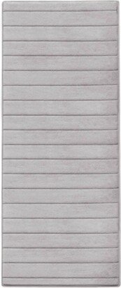 Ultra Absorbent CoreTex Memory Foam Quilted Striped Bath Runner - Microdry