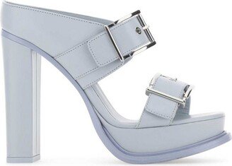 Double Buckled Platform Sandals