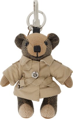 Beige Thomas Bear Trench Coat Keychain