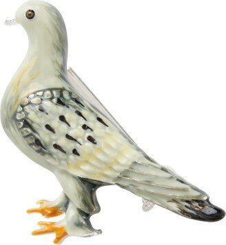 Fable England Fable Enamel Pigeon Brooch