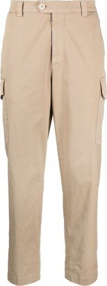 Cargo-Pockets Straight-Leg Trousers