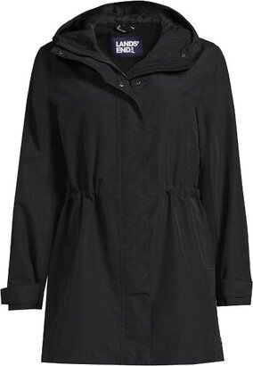 Women's Squall Hooded Waterproof Raincoat - Medium - Black