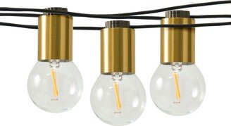Brightech Glow Globe Weatherproof Led Holiday String Lights - G40 Bulb, 1W, 28 Ft, 2700K